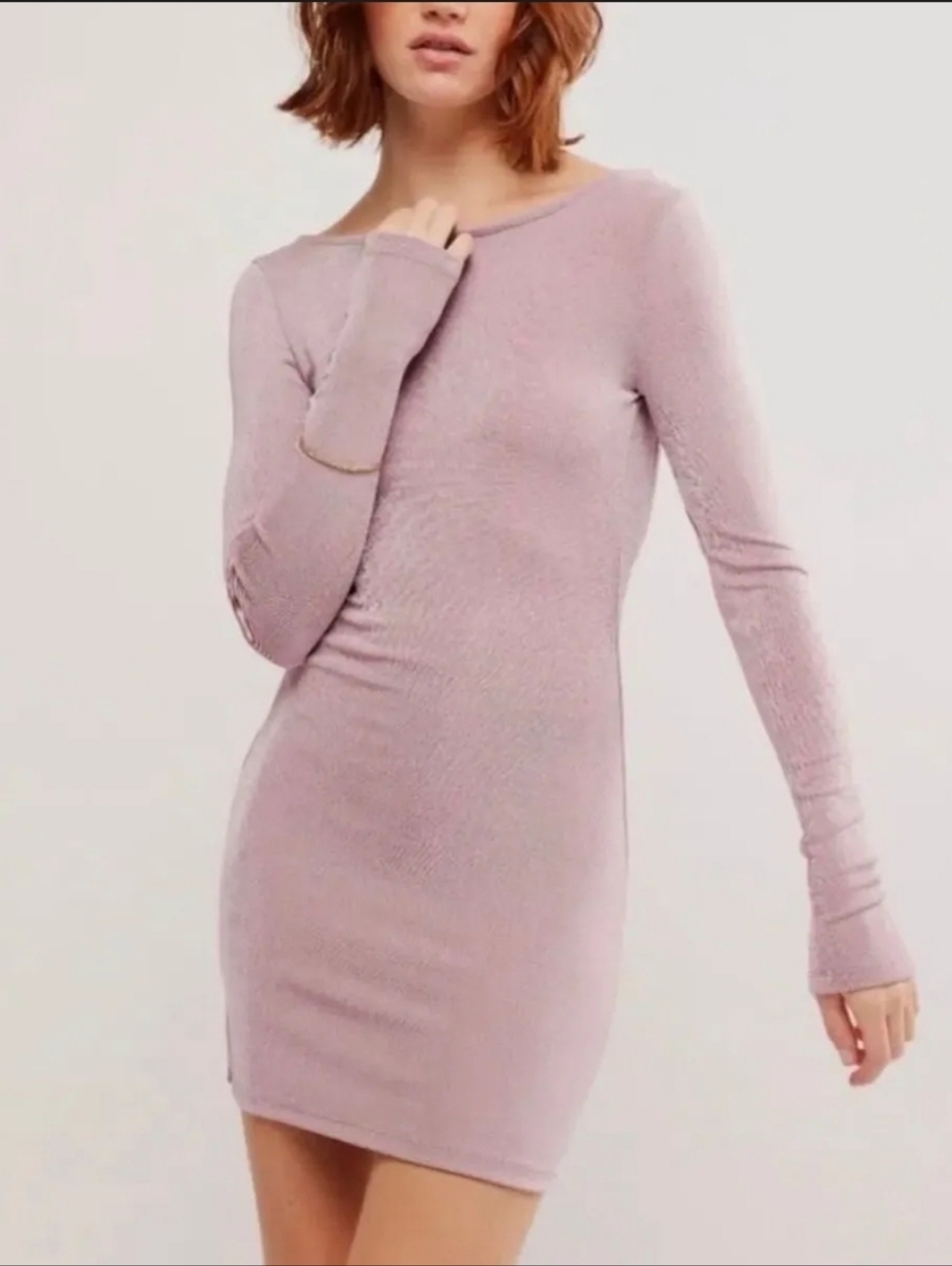 NWT Free People Call Me Later Long Sleeve Dress Sz XL